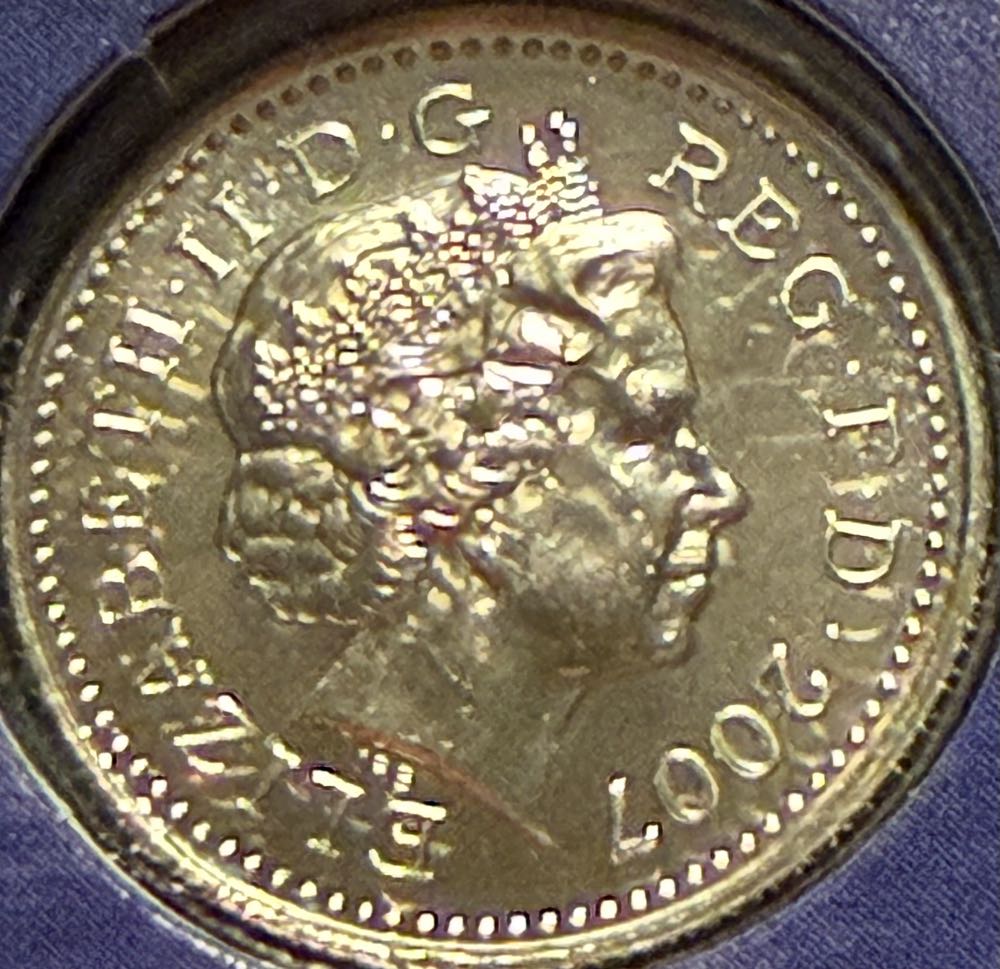 2007 Scottish Thistle 5p  coin collectible - Main Image 2