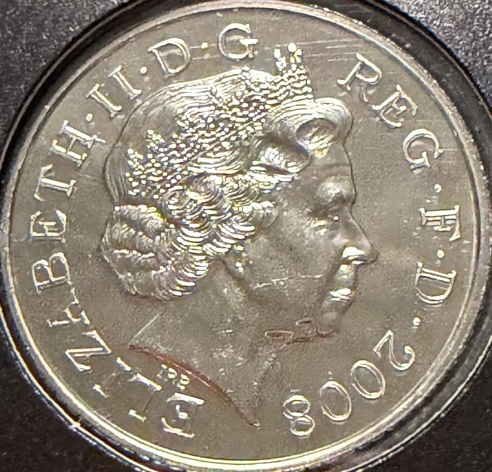 2008 Shield 10p  coin collectible - Main Image 2