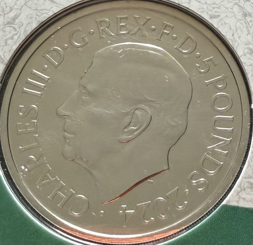 2024 Little John £5  coin collectible - Main Image 2