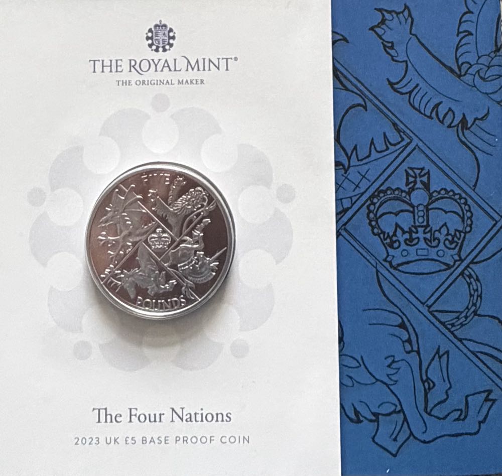 2023 The Four Nations £5  coin collectible - Main Image 3
