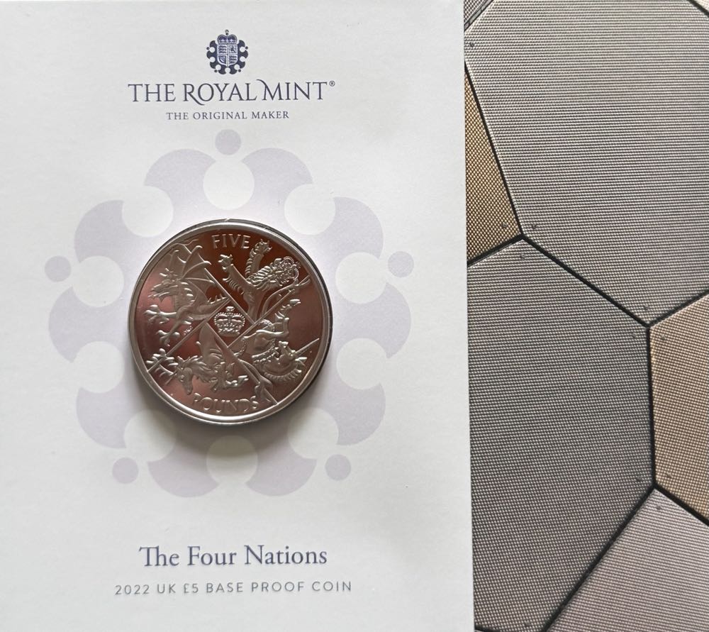 2022 The Four Nations £5  coin collectible - Main Image 3