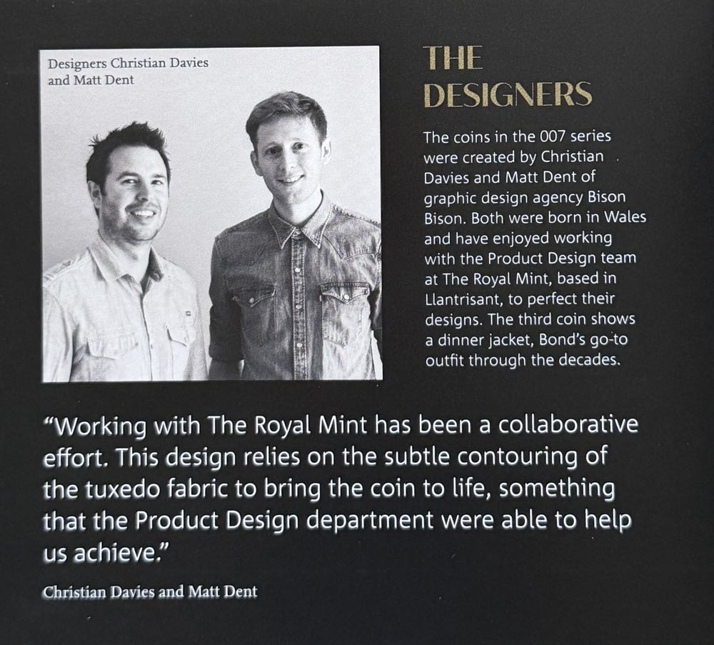 2020 Shaken, Not Stirred £5  coin collectible - Main Image 4