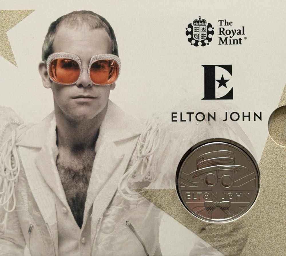 2020 Elton John £5 (3)  coin collectible - Main Image 3