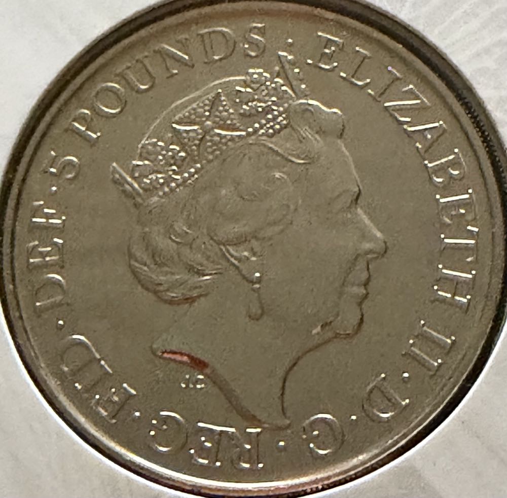 2018 Royal Wedding £5  coin collectible - Main Image 2
