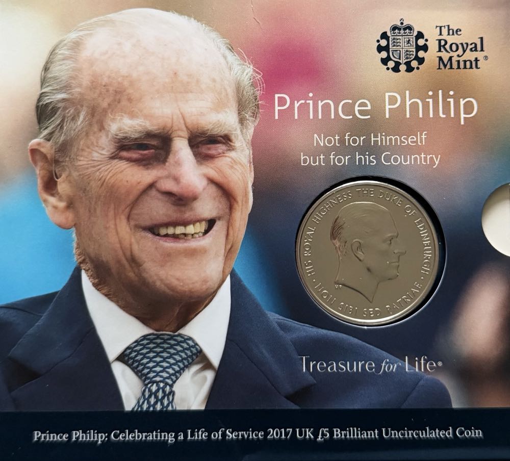 2017 Prince Philip £5  coin collectible - Main Image 3