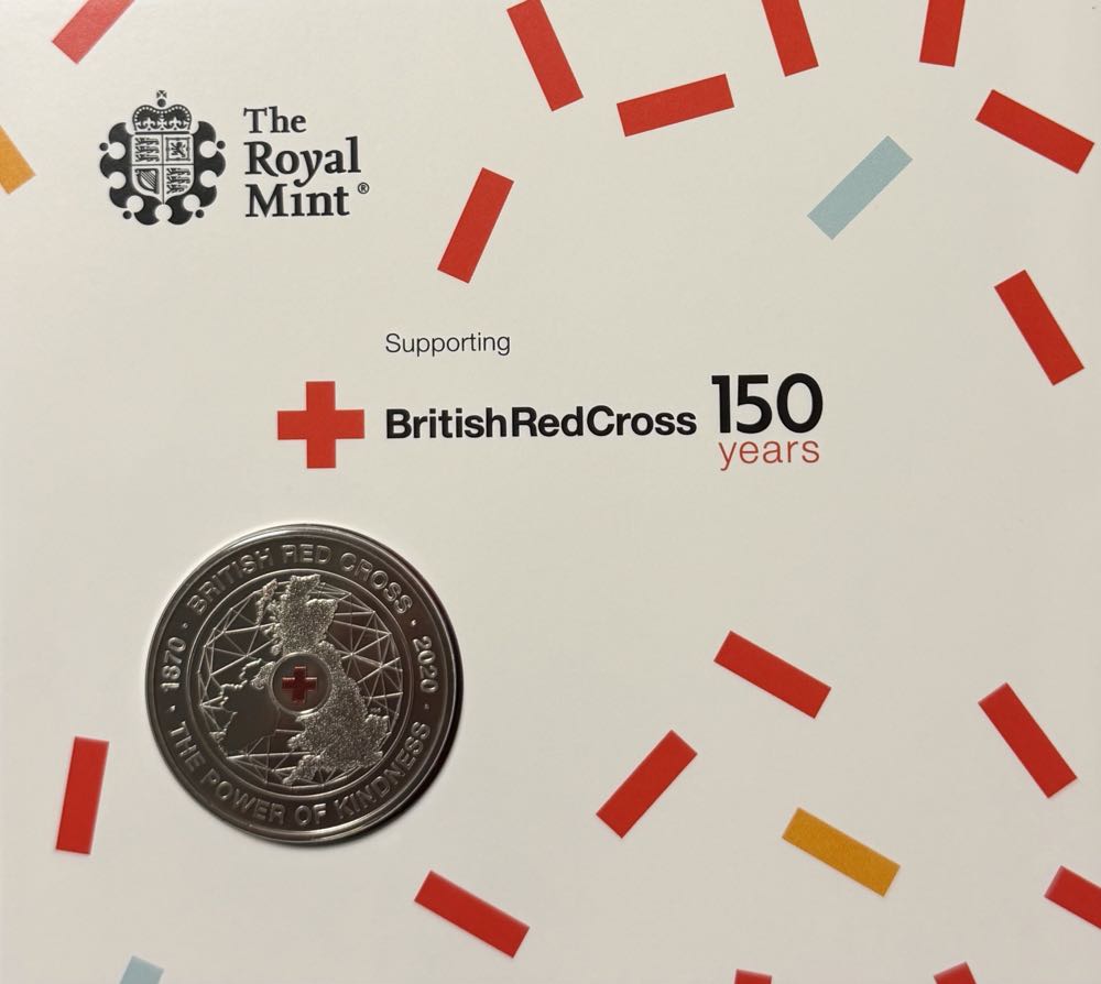 2020 British Red Cross £5  coin collectible - Main Image 3