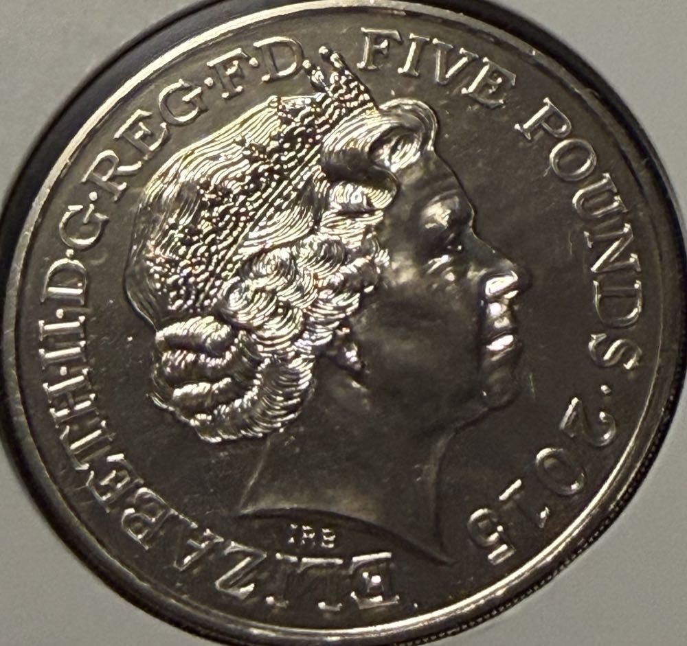 2015 Sir Winston Churchill £5  coin collectible - Main Image 2