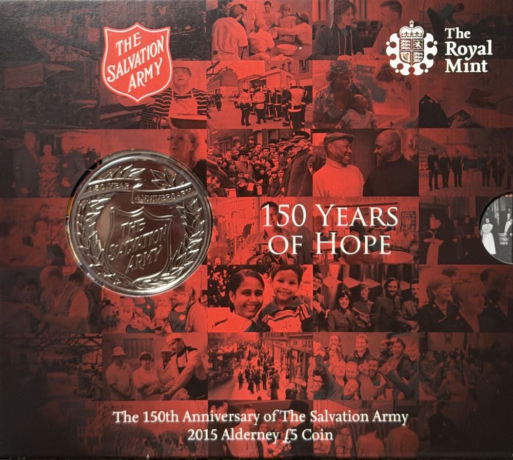 2015 The Salvation Army £5  coin collectible - Main Image 3