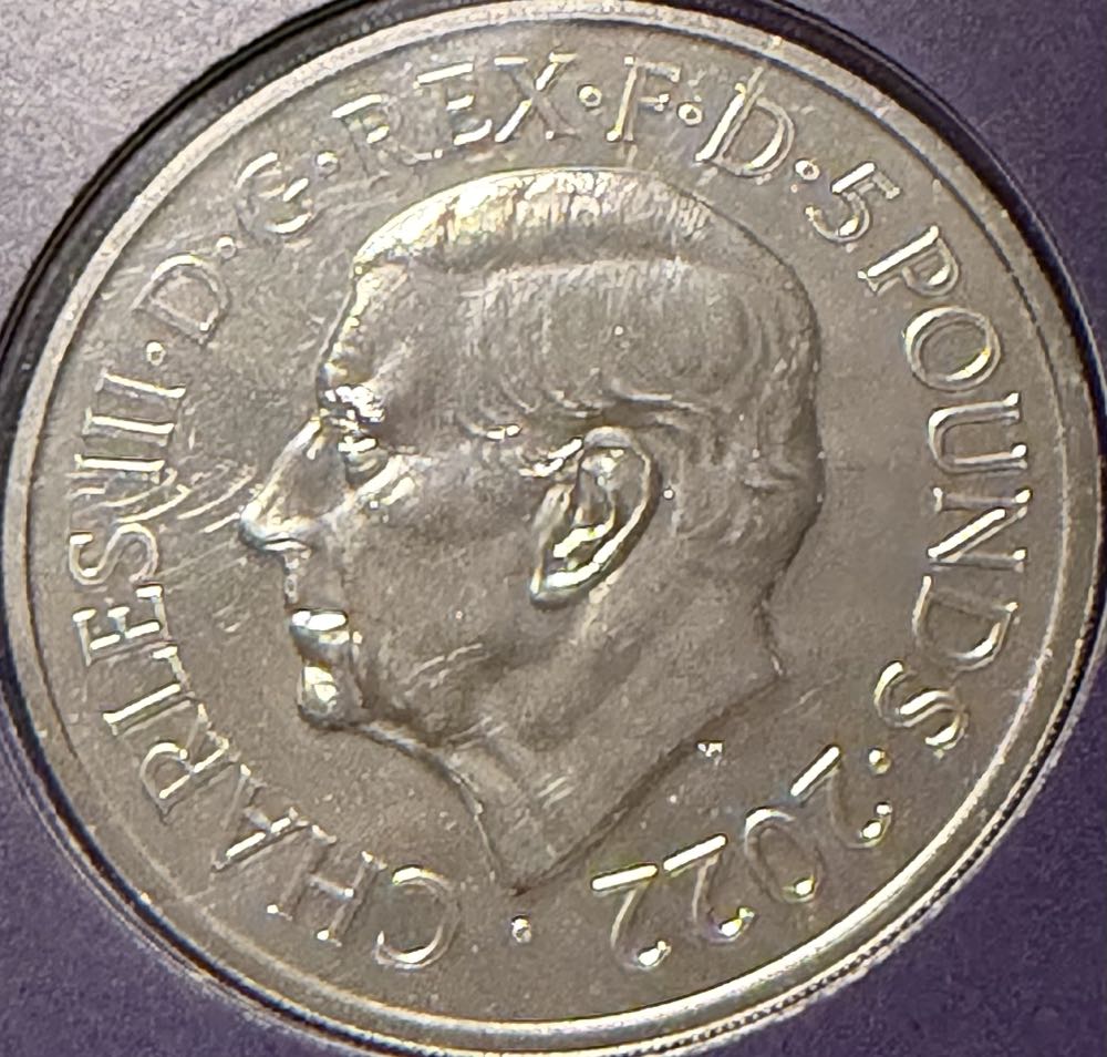 2022 Queen Elizabeth II Memorial £5 (2)  coin collectible - Main Image 2