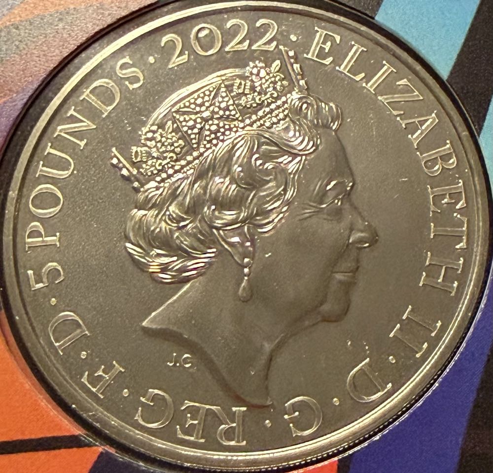 2022 The Rolling Stones £5  coin collectible - Main Image 2