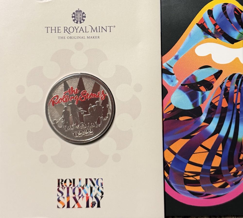2022 The Rolling Stones £5  coin collectible - Main Image 3