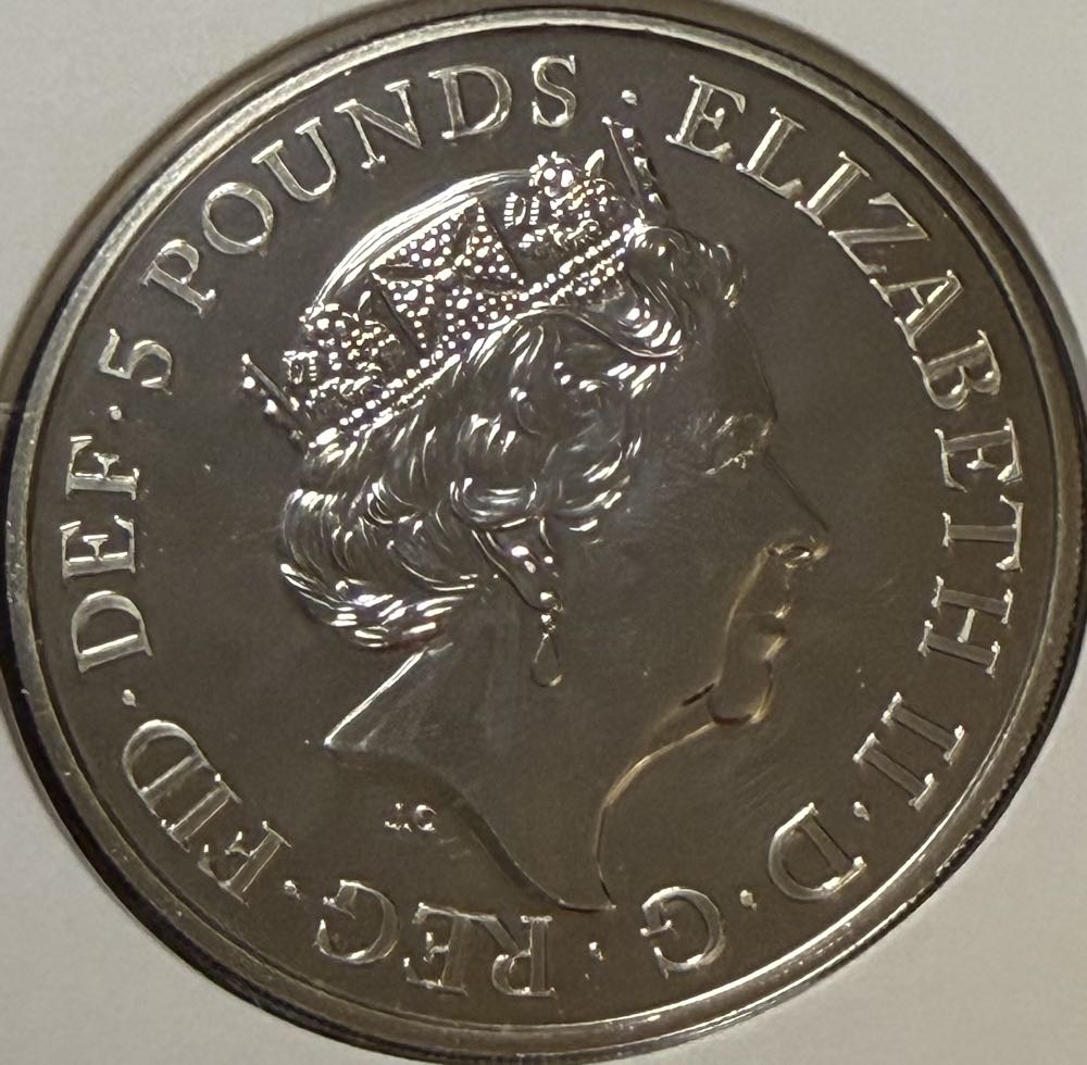 2017 The Unicorn Of Scotland £5  coin collectible - Main Image 2