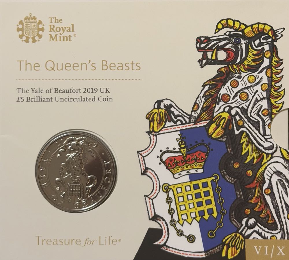 2019 The Yale Of Beaufort £5  coin collectible - Main Image 3