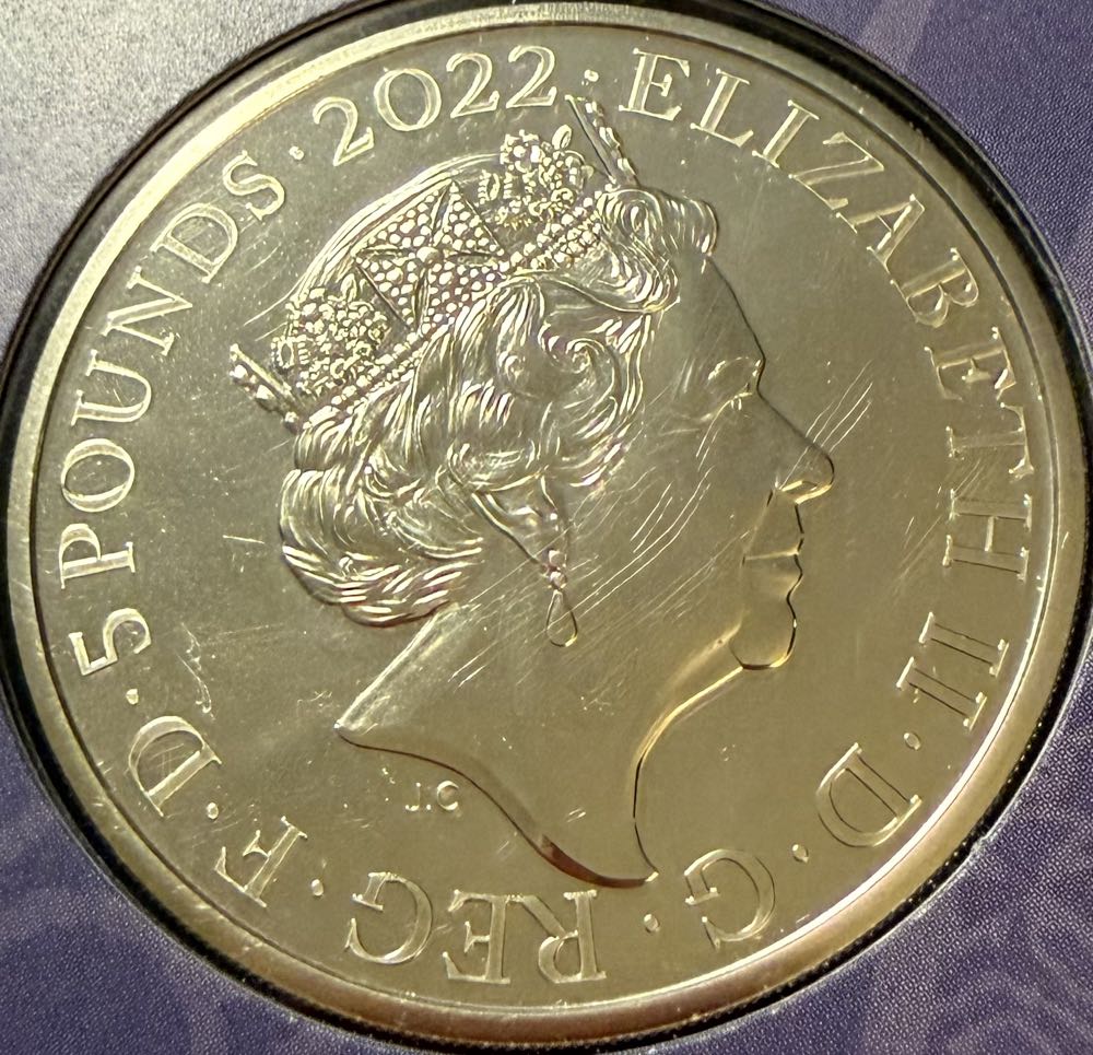 2022 The Queen’s Reign - Charity £5  coin collectible - Main Image 2