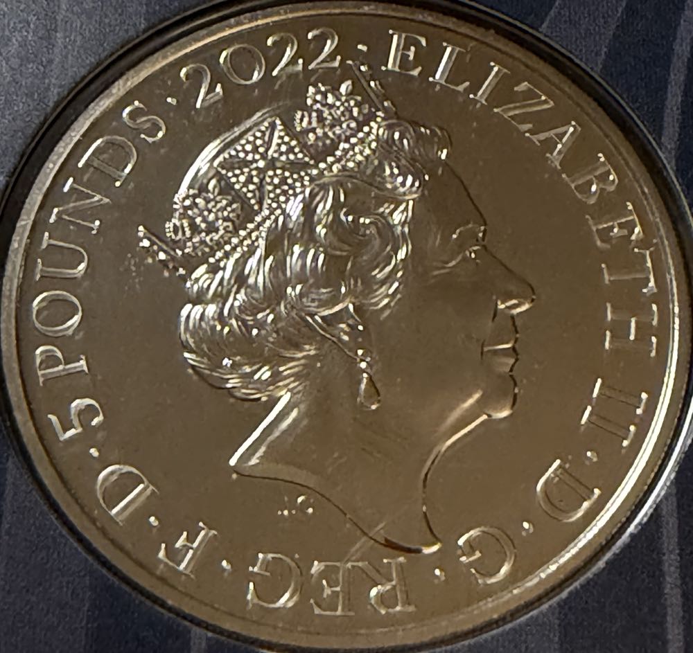 2022 Duke Of Cambridge 40th Birthday £5  coin collectible - Main Image 2