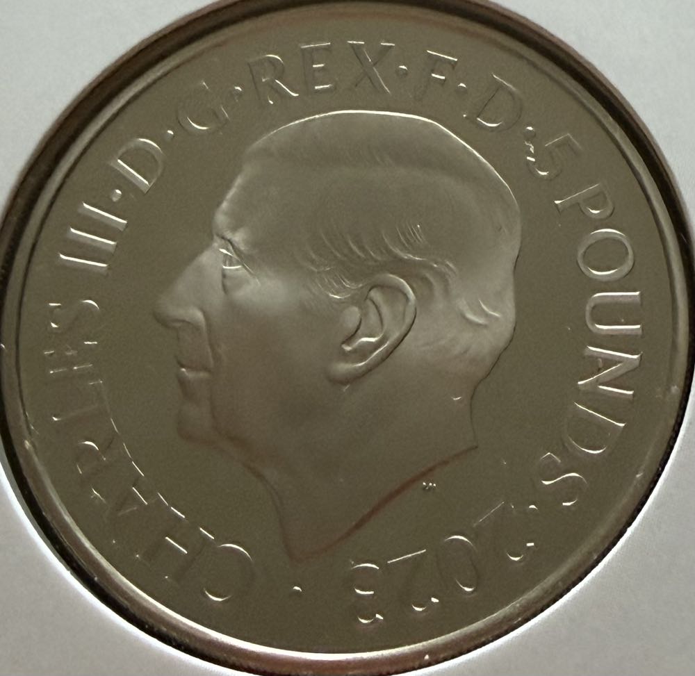 2023 The Three Lions £5 (2)  coin collectible - Main Image 2