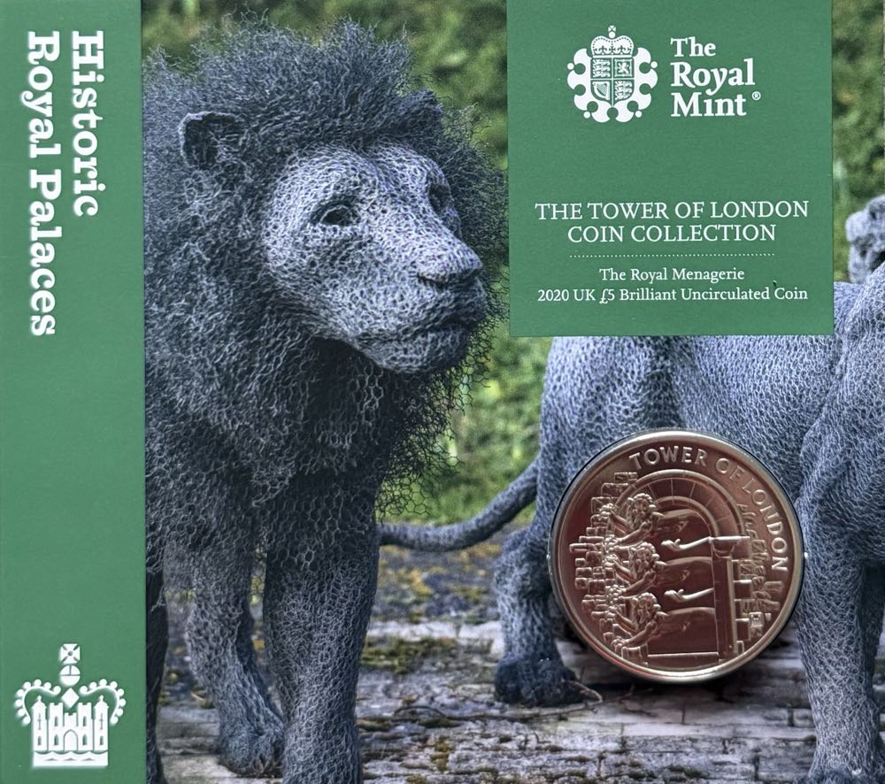 2020 Tower Of London Design 3 £5  coin collectible - Main Image 3
