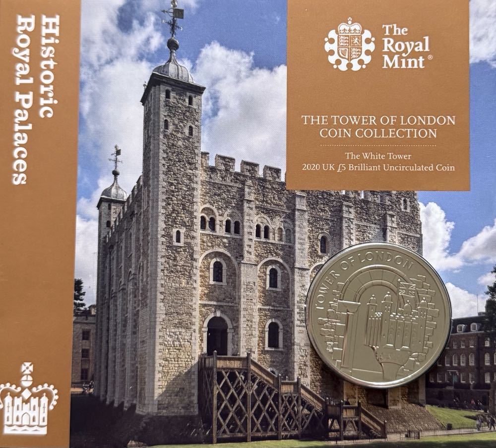 2020 Tower Of London Design 4 £5  coin collectible - Main Image 3