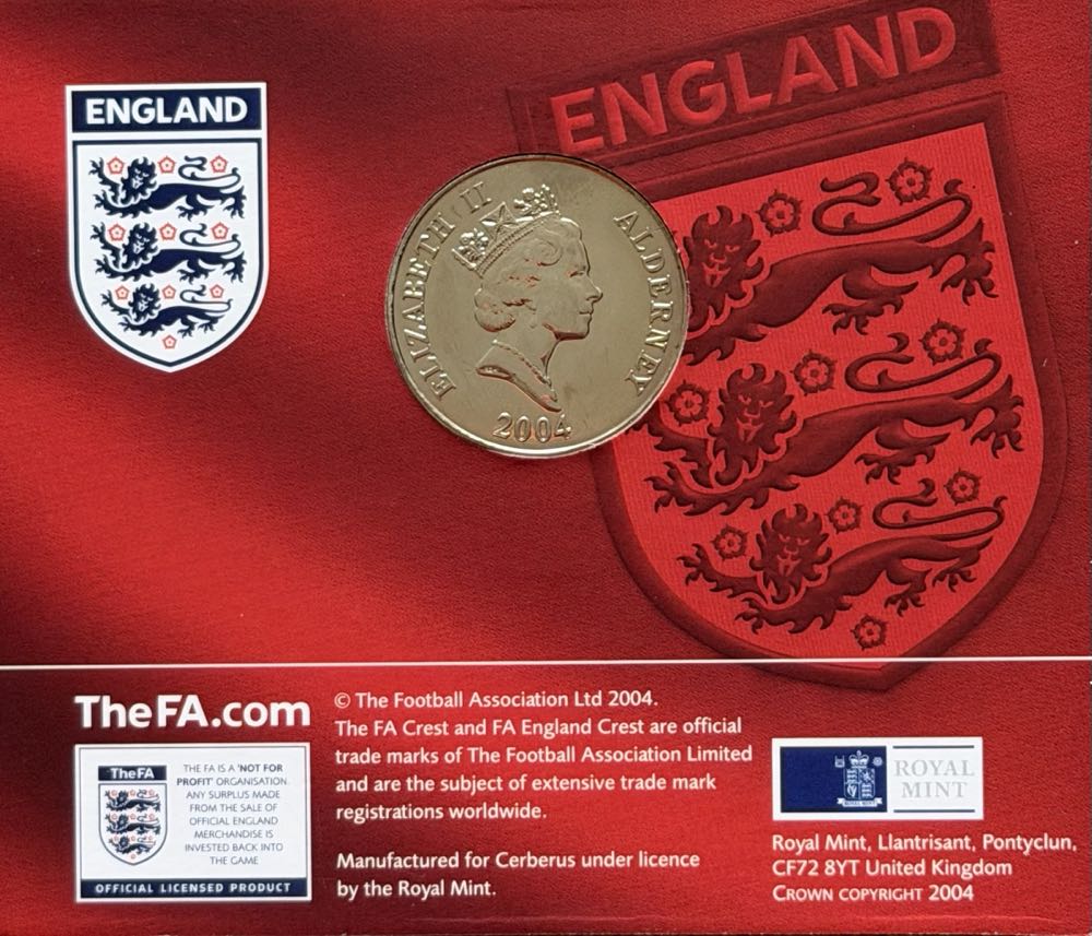 2004 England Football Commemorative £5  coin collectible - Main Image 4