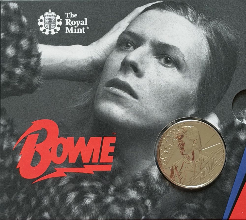 2020 David Bowie £5 (3)  coin collectible - Main Image 3