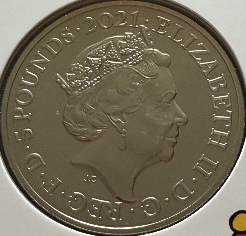 2021 Little Miss Colour £5  coin collectible - Main Image 2