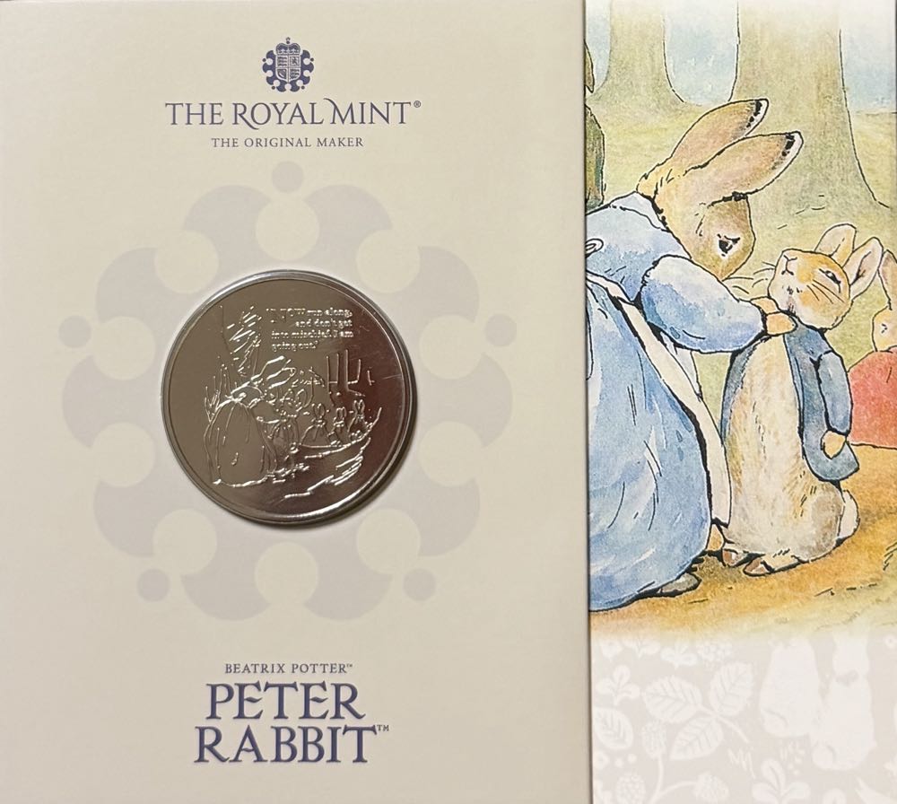 2021 The Tale Of Peter Rabbit £5 (2)  coin collectible - Main Image 3