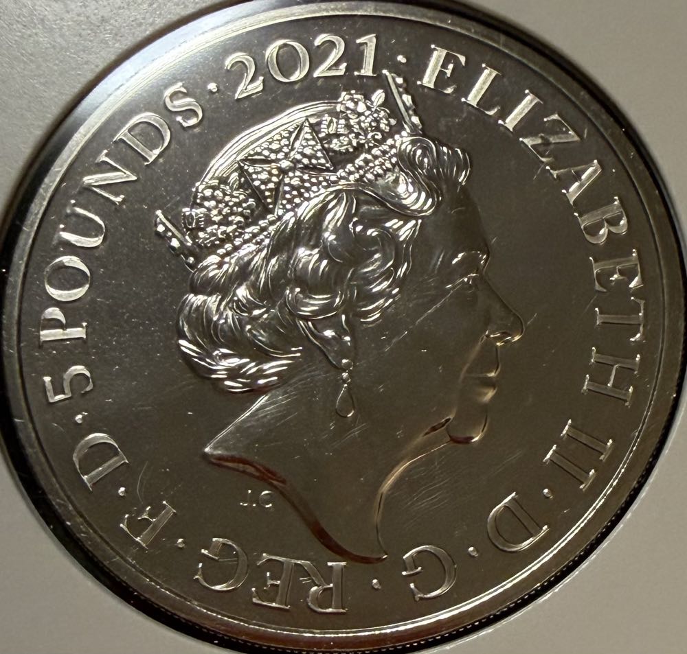 2021 Prince Philip Memorial £5  coin collectible - Main Image 2