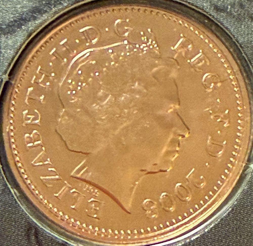 2008 Portcullis 1p  coin collectible - Main Image 2