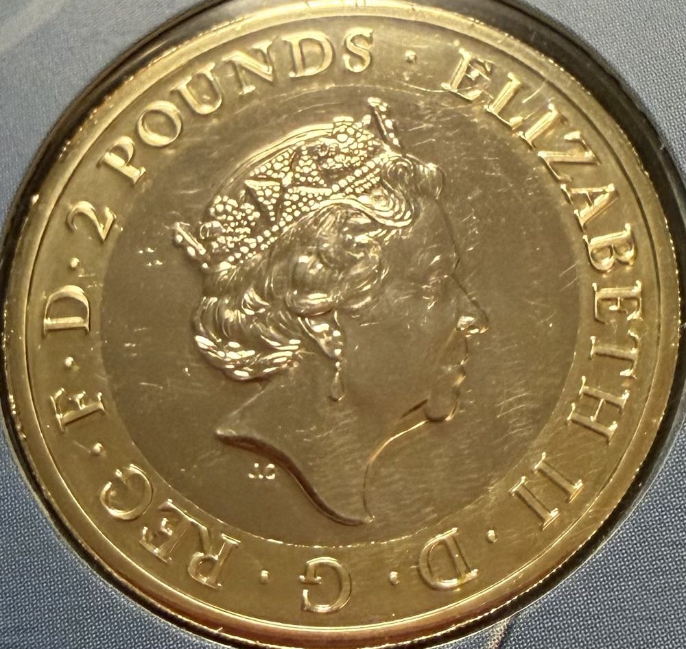 2018 RAF Centenary Lightning II £2  coin collectible - Main Image 2