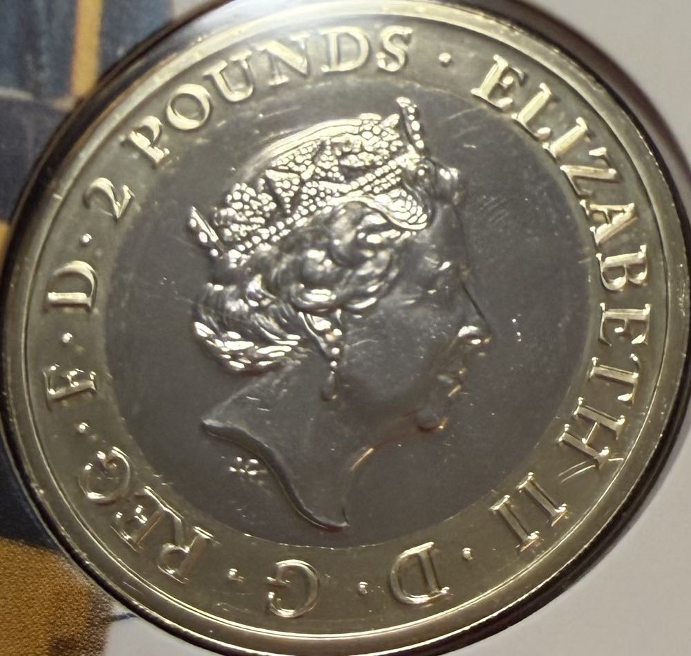 2018 RAF Centenary Sea King £2  coin collectible - Main Image 2