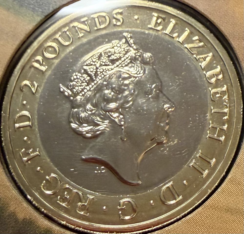 2018 RAF Centenary Spitfire £2  coin collectible - Main Image 2