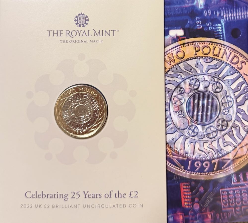 2022 Celebrating 25 Years Of The £2  coin collectible - Main Image 3
