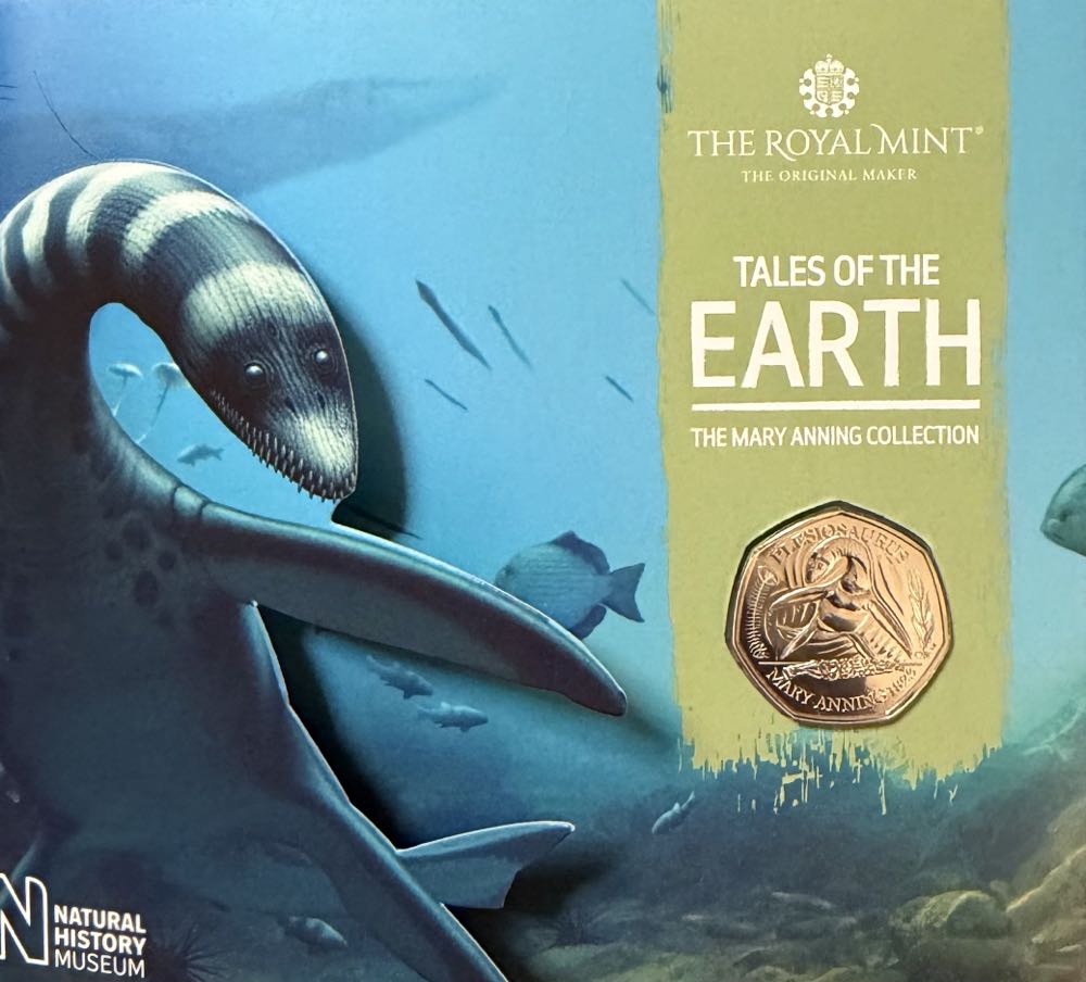 2021 Plesiosaurus 50p (2)  coin collectible - Main Image 3