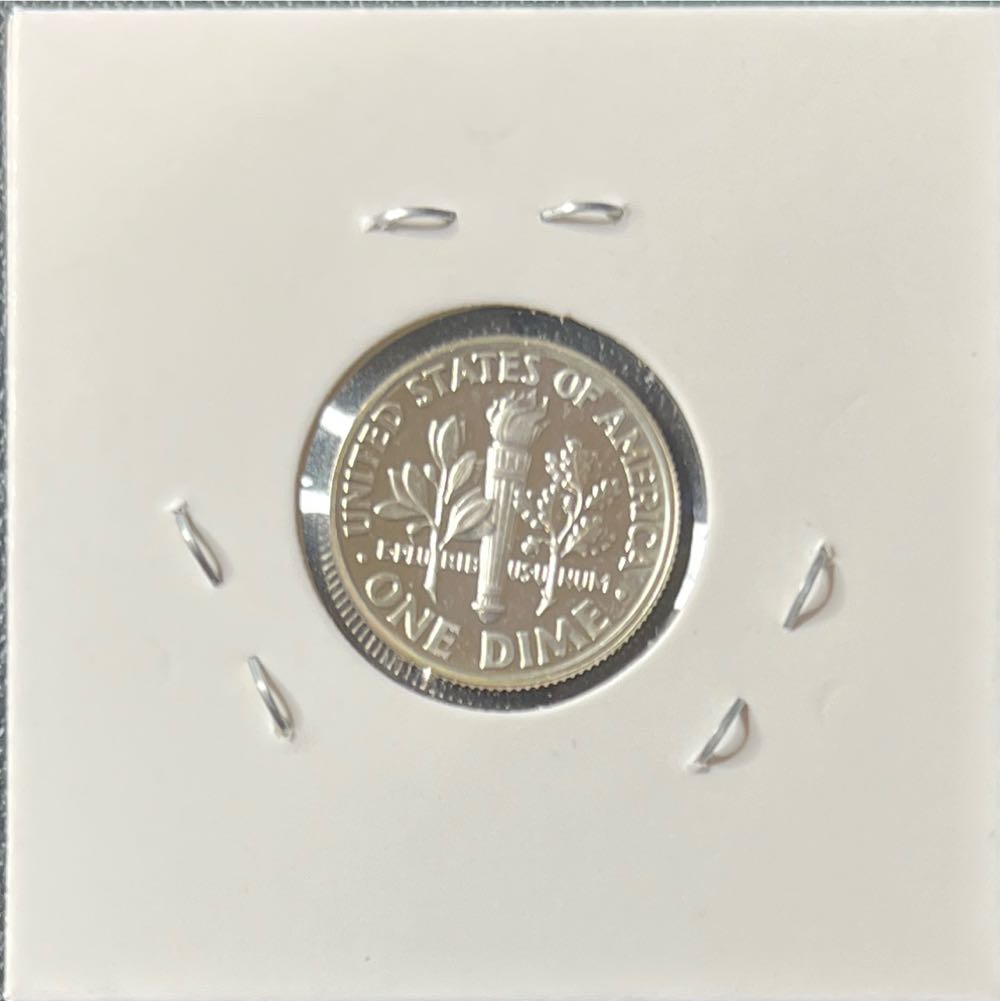 1999 S Roosevelt Proof Silver Dime  coin collectible - Main Image 2