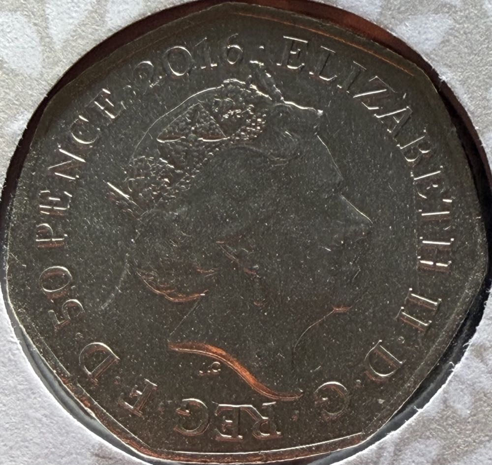 2016 Beatrix Potter FDC 50p  coin collectible - Main Image 2