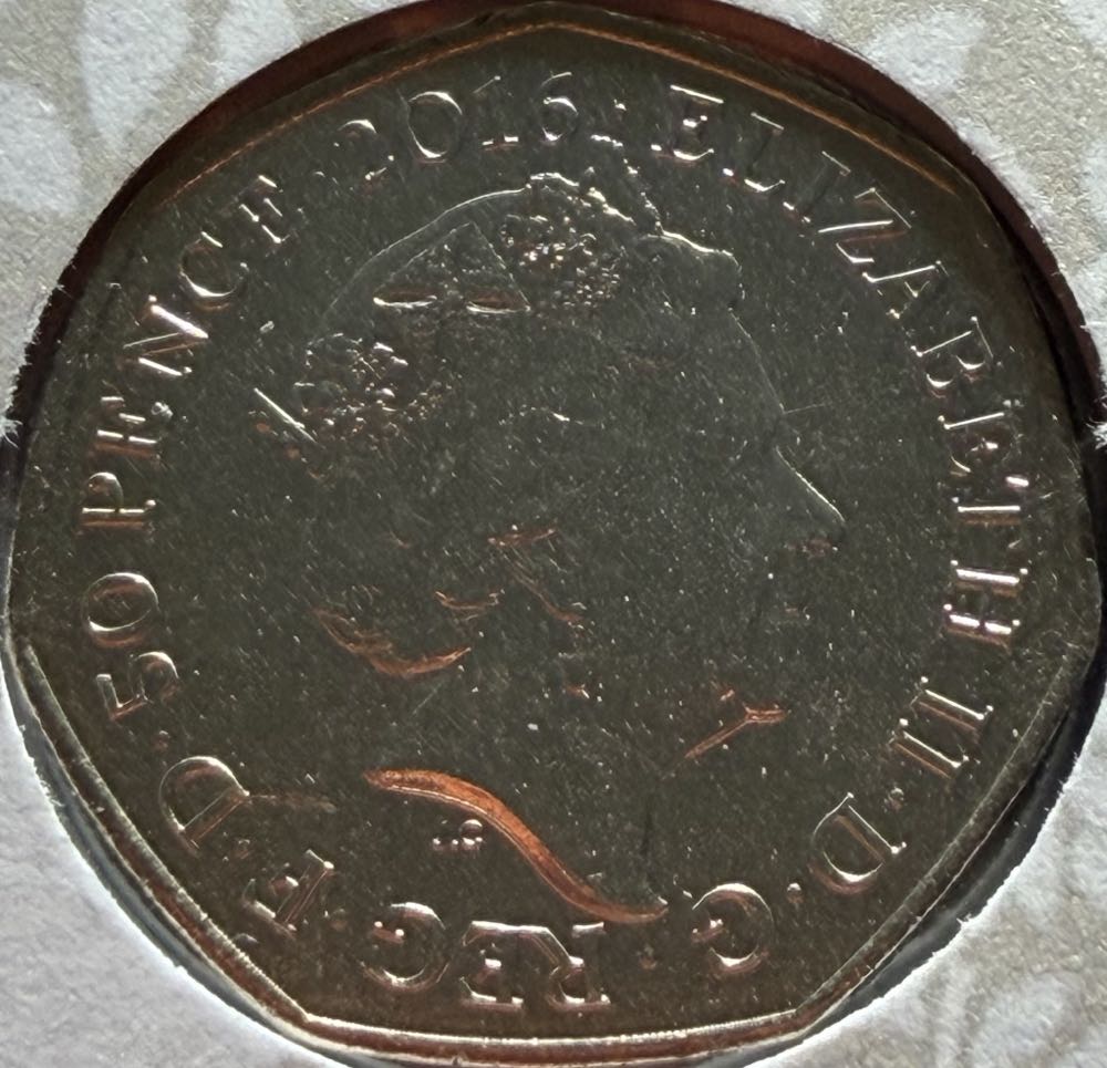 2016 Squirrel Nutkin FDC 50p  coin collectible - Main Image 2