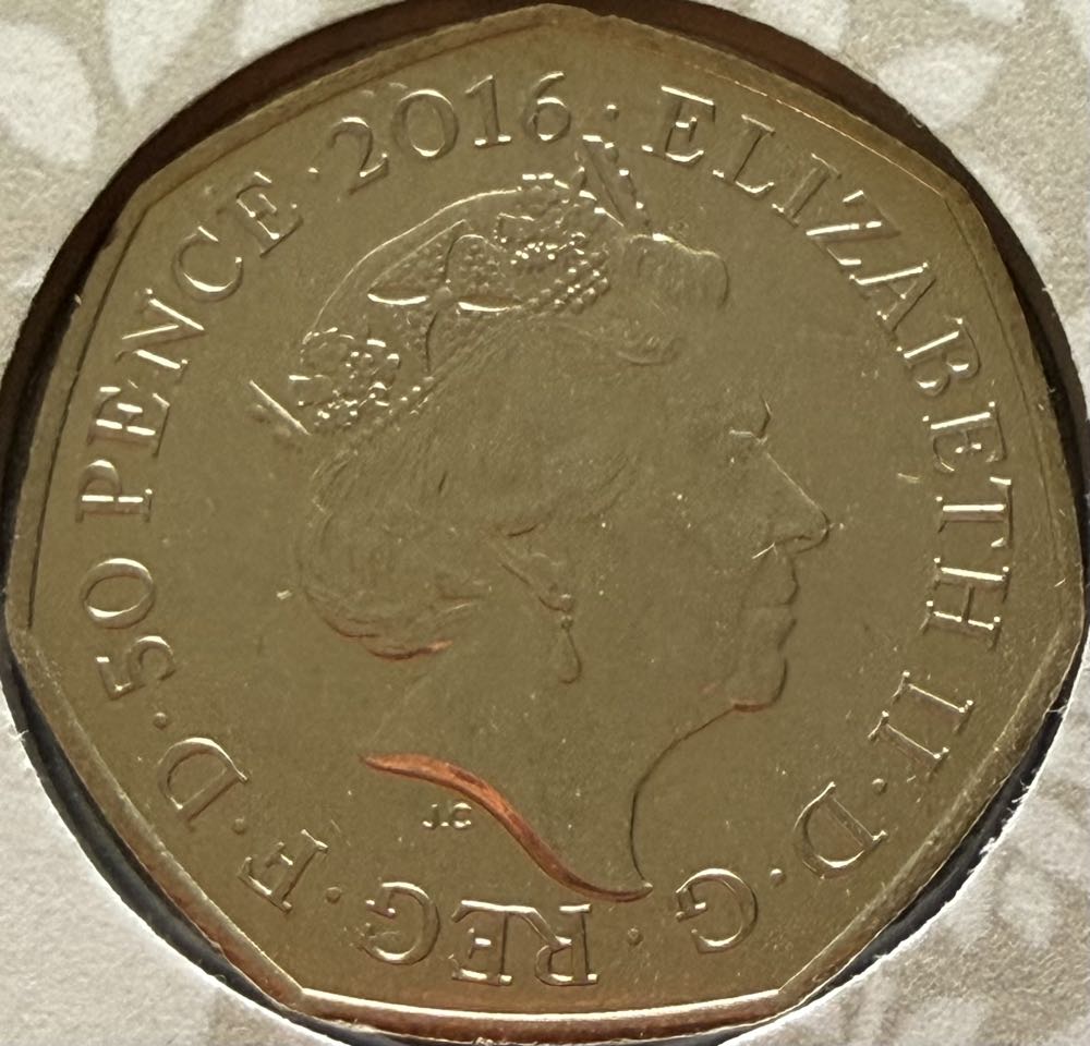 2016 Jemima Puddle-Duck FDC 50p  coin collectible - Main Image 2