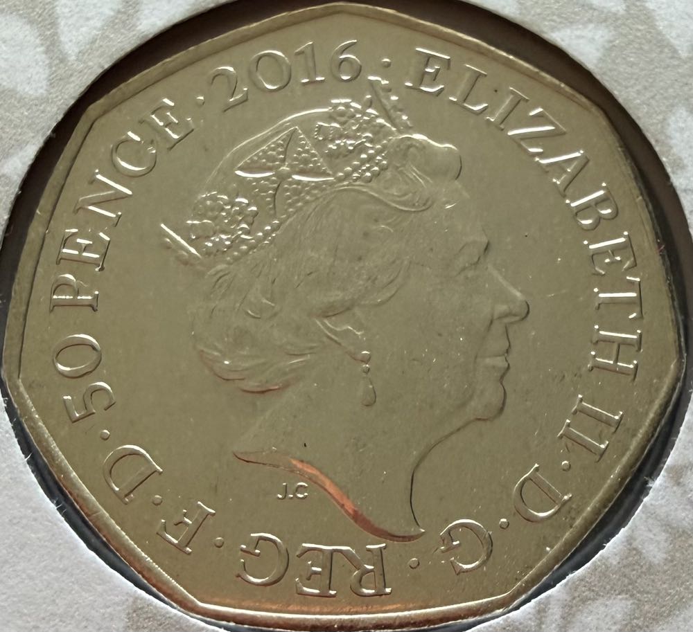 2016 Mrs Tiggy-Winkle FDC 50p  coin collectible - Main Image 2