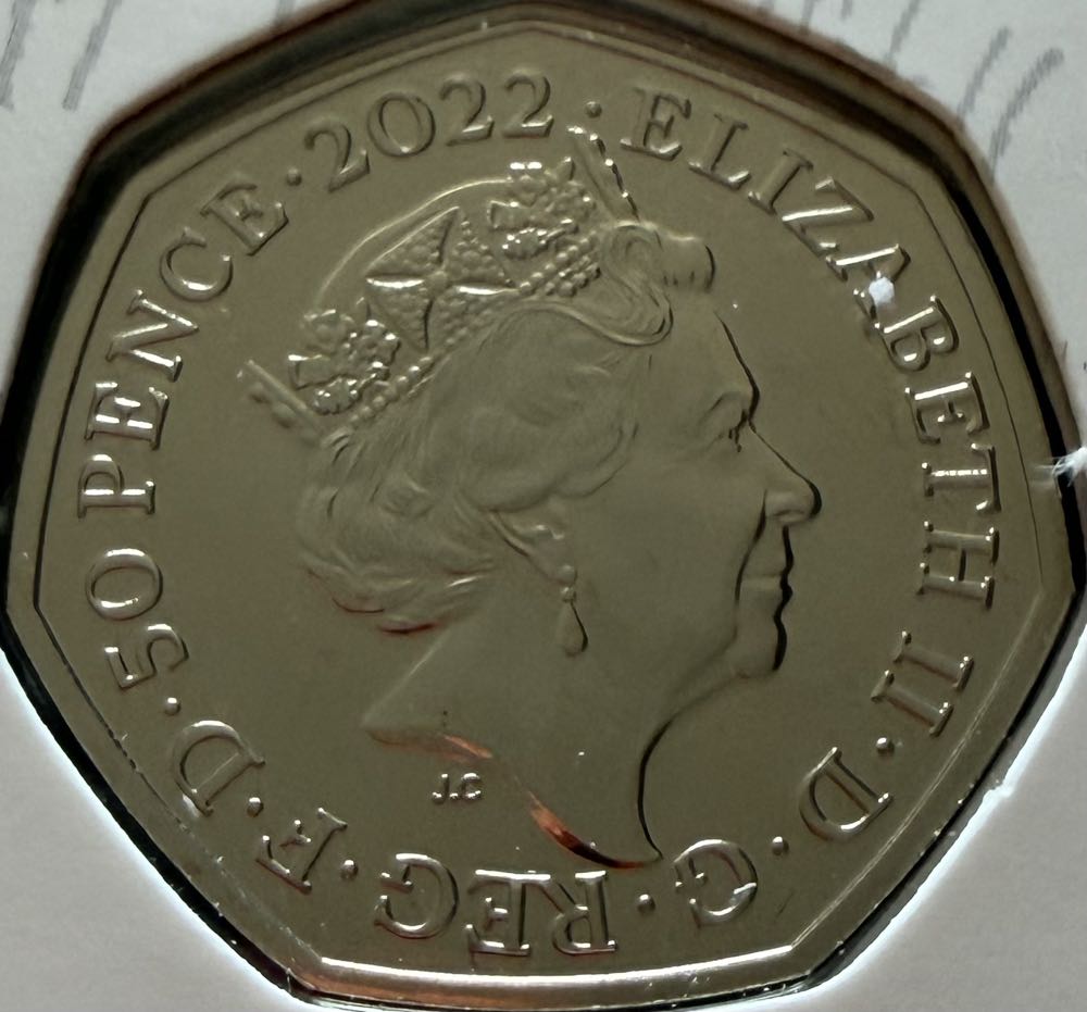 2022 Eeyore 50p  coin collectible - Main Image 2