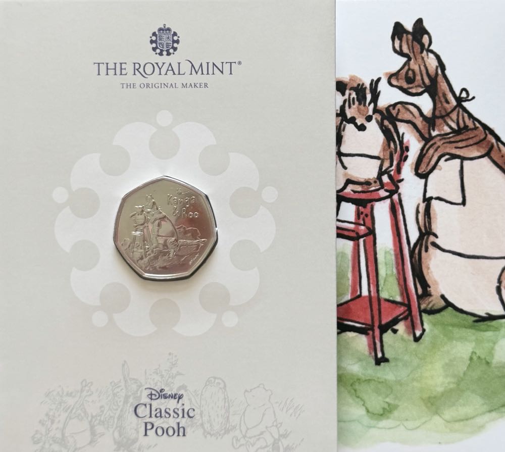 2022 Kanga & Roo 50p  coin collectible - Main Image 3