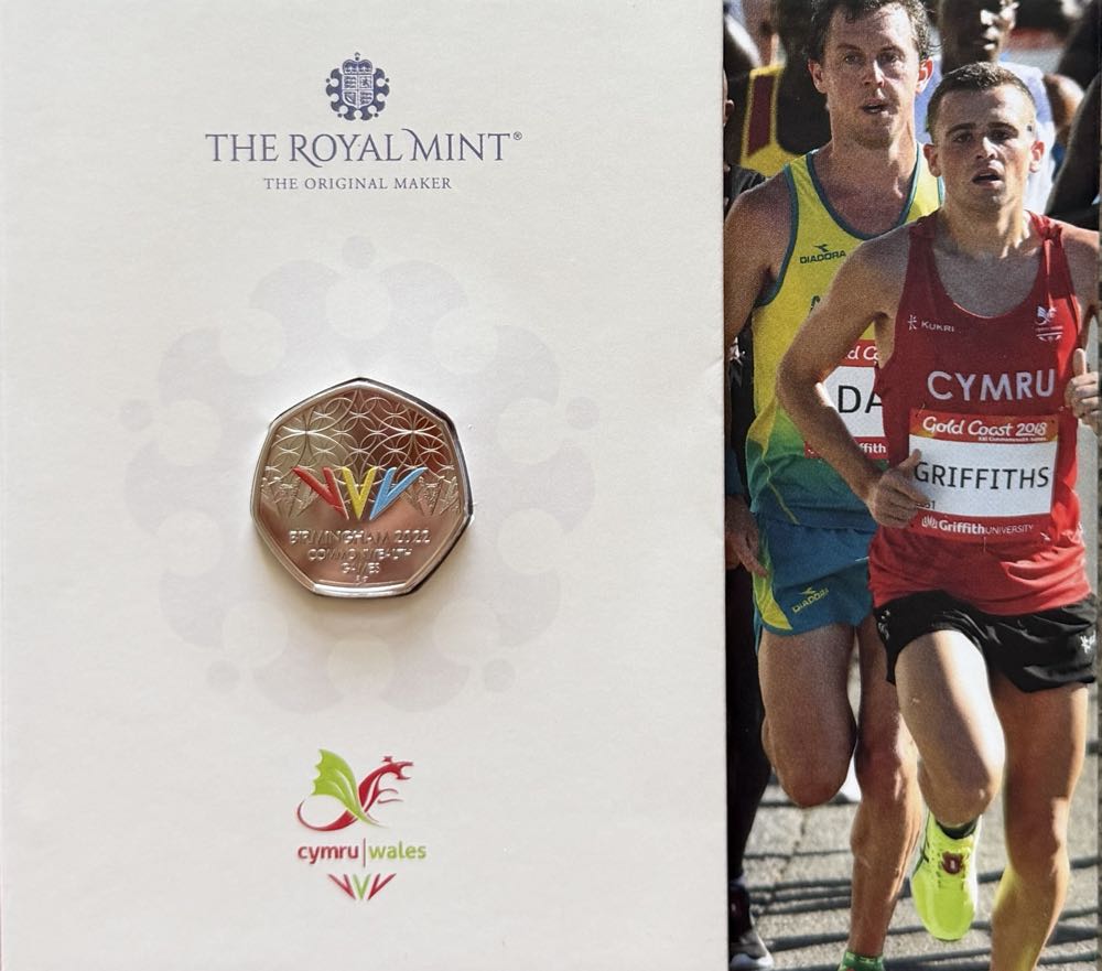 2022 Birmingham - Team Wales 50p  coin collectible - Main Image 3