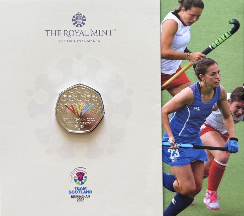 2022 Birmingham - Team Scotland 50p  coin collectible - Main Image 3