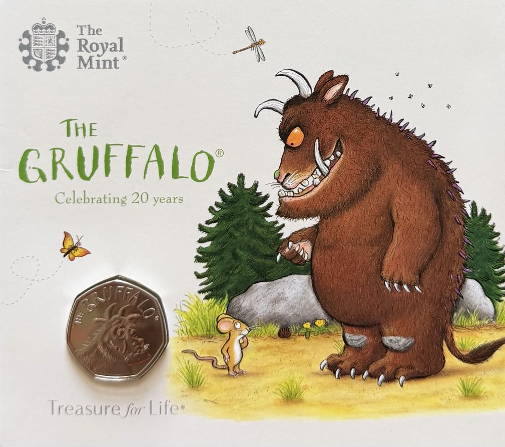 2019 The Gruffalo 50p (2)  coin collectible - Main Image 3