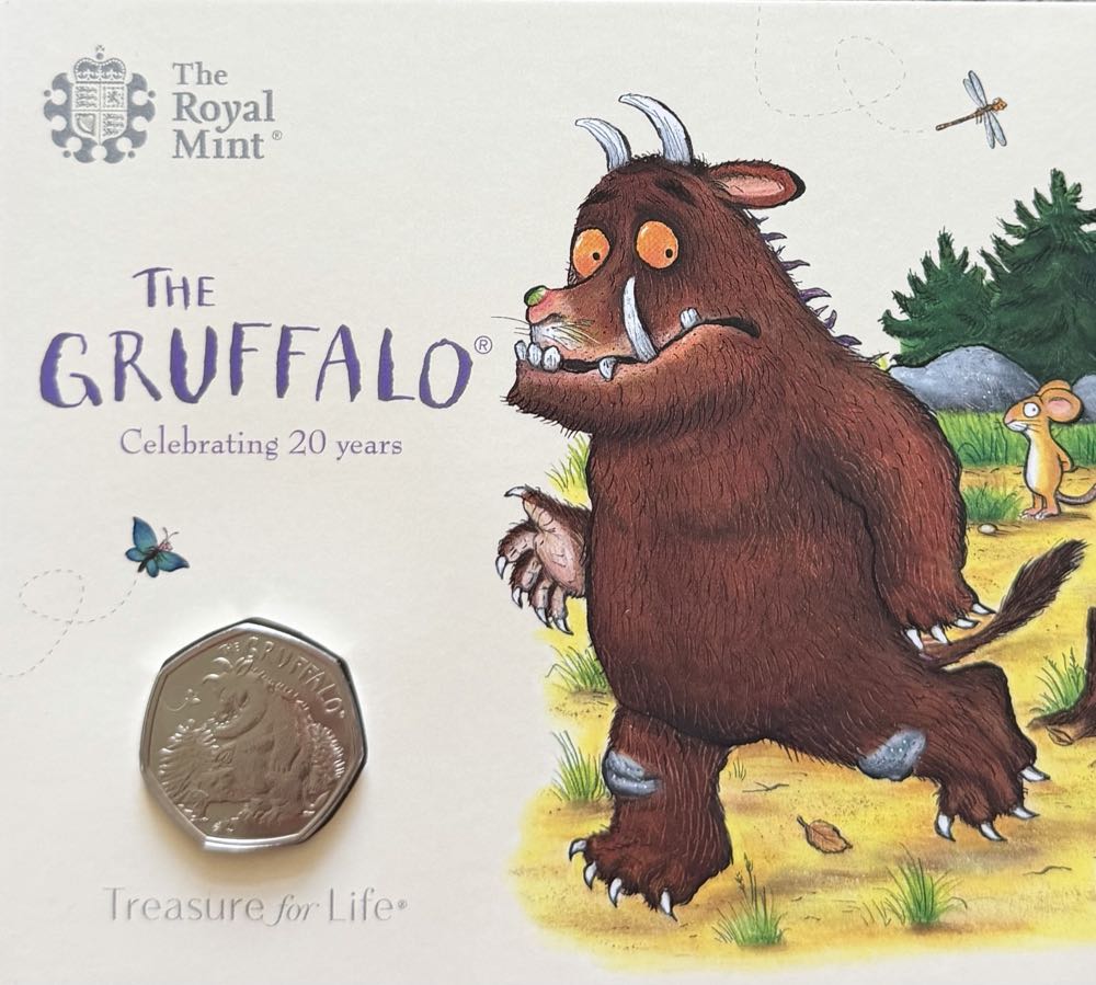 2019 The Gruffalo & The Mouse 50p (2)  coin collectible - Main Image 3