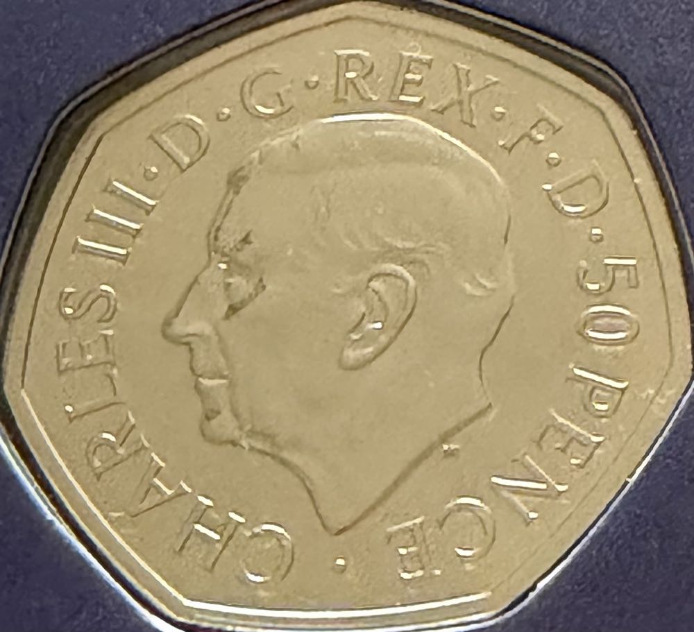 2022 Elizabeth II Memorial 50p (2)  coin collectible - Main Image 2