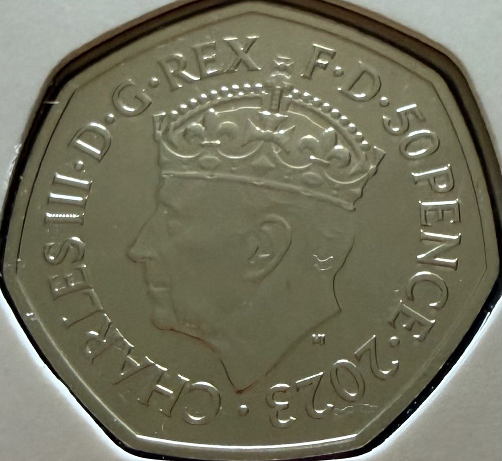 2023 Charles III Coronation 50p  coin collectible - Main Image 2