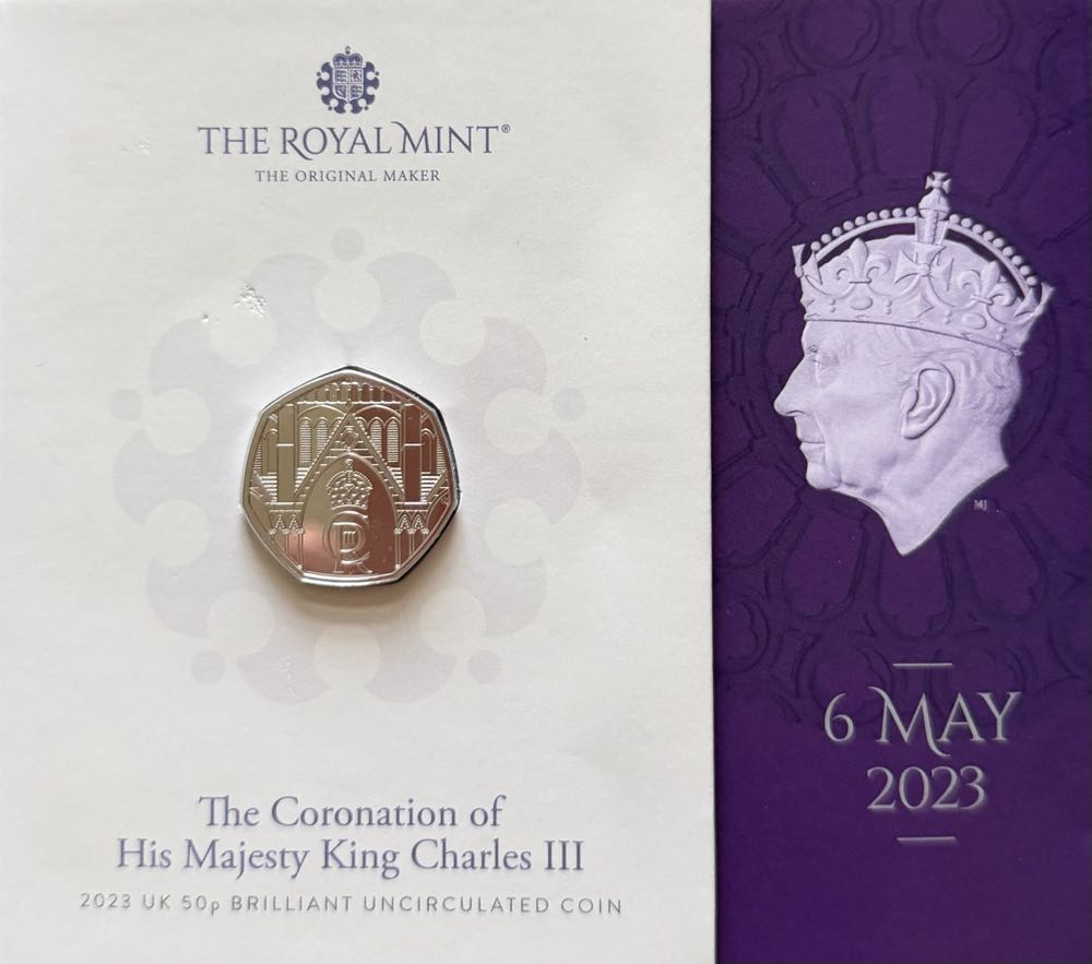 2023 Charles III Coronation 50p  coin collectible - Main Image 3