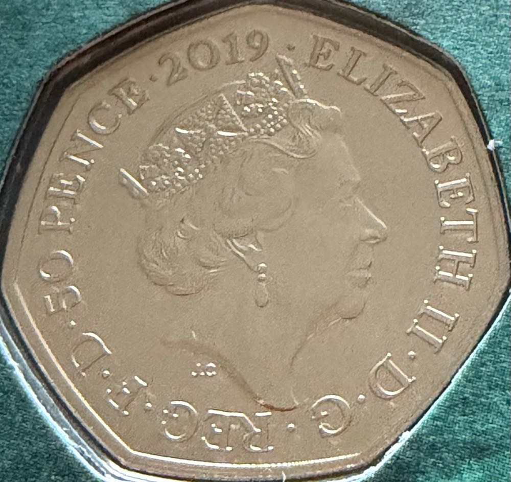 2019 Stephen Hawking 50p (2)  coin collectible - Main Image 2
