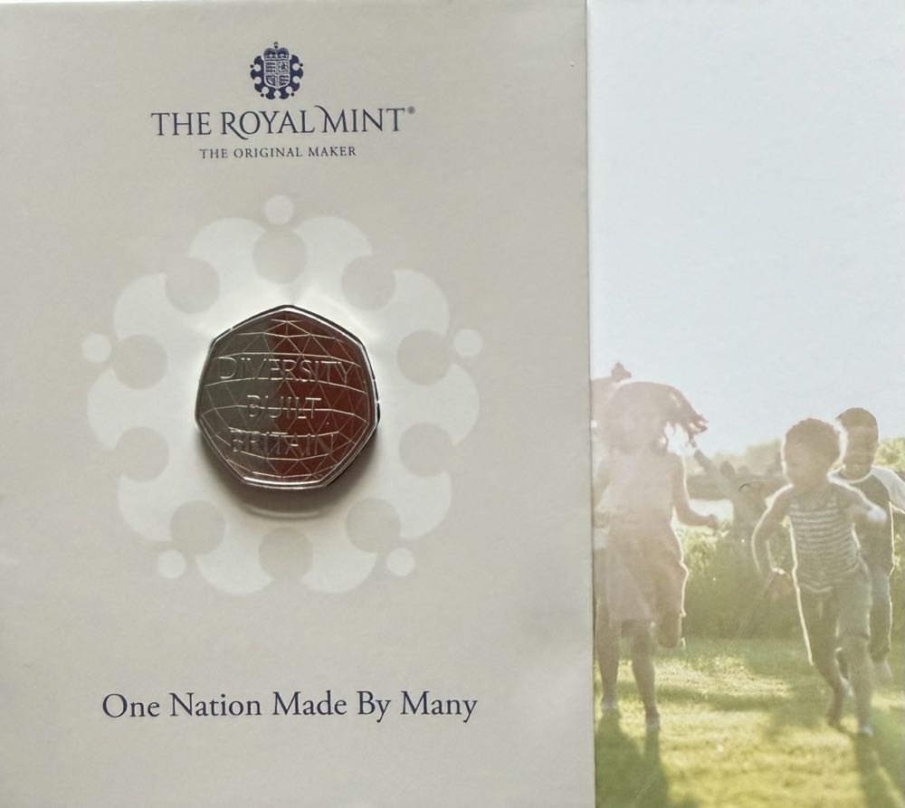 2020 Diversity Built Britain 50p (2)  coin collectible - Main Image 3