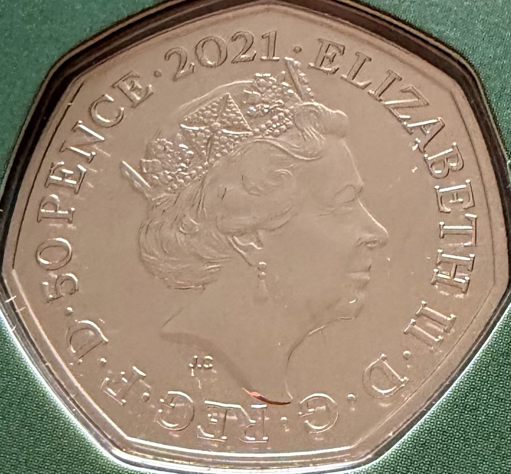 2021 Charles Babbage 50p  coin collectible - Main Image 2